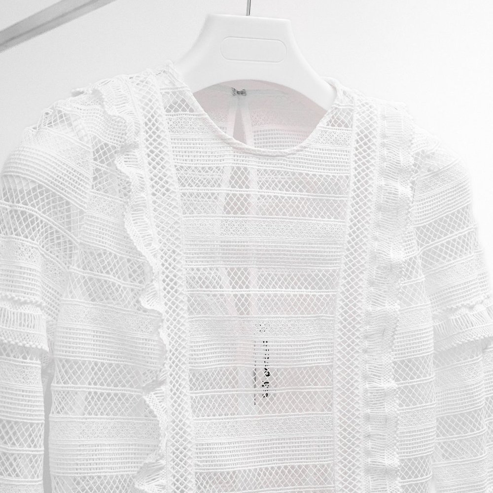 Self-Portrait Ruffle Blouse